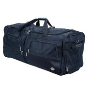 Rockland 36 Inch Rolling Duffel Bag, Heavy-Duty Polyester, Inline Skate Wheels, Adjustable Shoulder Strap, Black, PRD336-BLACK