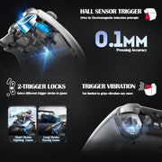 BEITONG BTP-T9 Zeus 2 Optical Micro Switches Elite Game Controller for PC Switch Mobile, Keys Modular(Black)