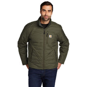 Carhartt Men's Gilliam Jacket, Lightweight Insulated, Water-Repellent Cordura Shell, Windproof, Moss, X-Large, 102208