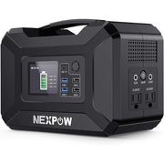 Nexpow YP-300W Portable Solar Generator Power Station 296Watts 80000mAh for Outdoors Camping Fishing Home