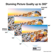 Epson EpiqVision Flex CO-FH02 Full HD 1080p Smart Portable Projector, 3,000 Lumen Brightness, 3-Chip 3LCD Technology, Android TV, Built-In Speaker