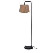 Mainstays AF53641 Black Metal Floor Lamp with Natural Rope Shade, 59