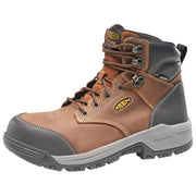 KEEN Utility Evanston 6 Waterproof Carbon Toe Work Boots for Men - Bison/Black - 8.5M