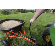 Agri-Fab Broadcast Spreader Tow Style, 110 lb Capacity, Black