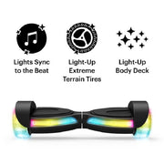Jetson JINPUT-BLK Input Extreme-Terrain Stereo Hoverboard, Black