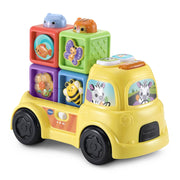 VTech Baby Beep & Go Blocks Interactive Animal Toy with Light-Up Number Button, Multi-Color, Ages 6 Months and Up