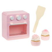 Little Tikes Sweet Spaces Mini Oven, Pink Pretend Play Kitchen Appliance with Color-Change Cupcakes, Ages 3+, 665493