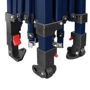 Logo Brands Dallas Cowboys Pop-Up Canopy, 12x12 ft, Vented Roof, Built-In Wheels, Powder-Coated Steel Frame, Includes Stakes, Ties, Sandbags