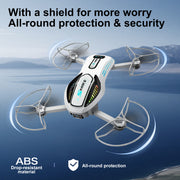 HNZENBW A118 RC Drone with Dual 8K Camera, Optical Flow Positioning, Brushless Motor, Foldable Design, 2 Batteries