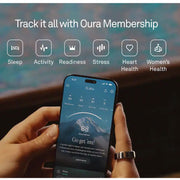 Oura JZ90-54216-08 Ring 4 8 Gold Titanium Smart Ring