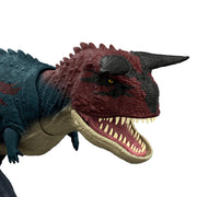 Mattel Jurassic World Charge N Chomp Carnotaurus Dinosaur Action Figure with Running and Roaring Motion, 17.1 in, JKG85