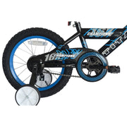 Titan Champion Deluxe 16-Inch Boys BMX Bike, Black, Steel Frame, Training Wheels, Coaster Brake, Adjustable Seat and Handlebars, Handlebar Pads, 23 lb, 080-0201