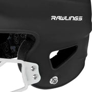 Rawlings Fastpitch Softball Batting Helmet, Matte Black - ABS Plastic Shell