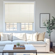 Chicology Cordless 1-Inch Vinyl Mini Blinds, Room Darkening, Alabaster, 36