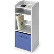 WHITMOR 642212122ALY Multi-section Vertical Organizer - White Easy Assembly Fits 11-inch Cube
