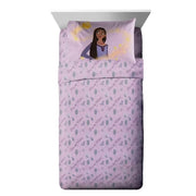 Disney JF25809WCCD Wish Purple 5-Piece Twin Bedding Set with Decorative Pillowcase, 100% Microfiber