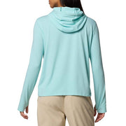 Columbia Women's Sun Trek Hoodie II, Omni-Shade UPF 50 Sun Protection, Omni-Wick Moisture-Wicking, Spray, Small, 211975