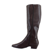 Madden Girl Florance Womens Knee-High Dress Boots, Low 1.5-Inch Block Heel, Zip-Up Closure, Round Toe, Size 9 M Brown