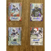 Leaf Odafe Oweh Card Lot 4 Autos 3#d /5 /30 /60 Prizms Chargers Ravens Penn State