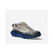 Hoka Men's Torrent 4 Running Shoes, Lightweight Cushioned Trail Sneakers, Farro/Ultramarine, Size 13 D, Canvas Upper