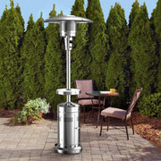 Commercial Grade Gas Patio Heater 48000 BTU Propane Stainless Steel Patio Heater - Convenient Design