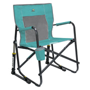 GCI Outdoor 37084-WM001 Freestyle Rocker Foldable Rocking Camp Chair, Seafoam