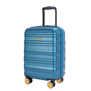 Landisun LA-23066-Blue Carry on Luggage 20 inch Lightweight Suitcase with Spinner Wheels and TSA Lock, Blue