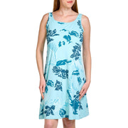 Columbia Womens PFG Freezer III Tank Dress, Spray Ambrosial Multi, Medium, UPF 50 Sun Protection, Cooling Technology