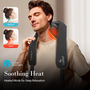 Cupilo Shiatsu Neck and Back Massager with Heat, Remote Control, 6D Cordless Electric Deep Tissue Kneading Massage Pillow for Shoulder, Leg, Body Muscle Pain Relief