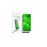 Zizo GLSHD-CKDWN-BLK Tempered Glass Screen Protector for Cricket Icon 3 Full Glue Clear Screen Protector with Anti Scratch and 9H Hardness - Black