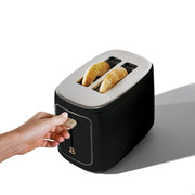 Made by Gather 19039 Beautiful Drew Barrymore 2 Slice Toaster Black