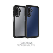 Body Glove Waterproof Tidal Phone Case with Built-In Screen Protector, Slim Hard Shell, Black/Clear, Compatible with Samsung Galaxy A17 5G, 100144865