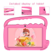 CUPEISI Kids Tablet, 7 Inch IPS HD Display, Android 12, 1.5GHz Quad-Core Processor, 4GB RAM, 32GB Storage, Dual Cameras, Parental Controls, Shockproof Case