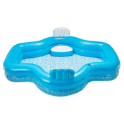 Bluescape Blue Grand Luxe Inflatable Family Swimming Pool, 2 Seats, Age 6 & up - Puncture Resistant Materials