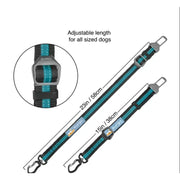 Kurgo Direct to Seatbelt Tether for Dogs Swivel Tether, Coastal Blue - Material: Metal