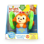 Bright Starts 52181-2 Baby Light Roll and Glow Monkey