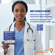 Cadence OTC 4-in-1 Urinary Tract Infection Emergency Relief Kit with Test Strips, Maximum Strength Pain Relief, Infection Control Tablets, pH Power Flush