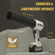 Duomigo Cordless Turbo Dryer Blower, 20V, 120000RPM Brushless Motor, 1600g Thrust, 4-Speed, 4000mAh Battery, Lightweight 2.6 lb, YYT024