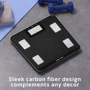 Health o meter Digital Body Composition Scale, BMI Body Fat Water Mass Measurement, Multi-User Tracking, 500 lb Capacity, Carbon Fiber Platform, Backlit Display, 32910032