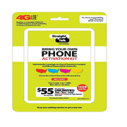 Straight Talk 3-in-1 Complete SIM Kit (4G LTE) - T-Mobile Compatible