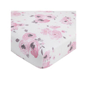 NoJo 7604058 Dreamer Watercolor floral 8pc Crib Bedding Set