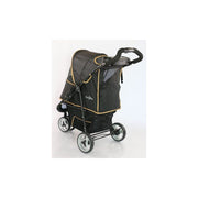 Gen7Pets G2340GN Promenade Pet Stroller, Gold Nugget Black and Gold