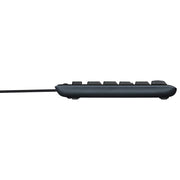 Logitech MK200 Media Keyboard and Mouse Combo, Wired USB, Full-Size Layout with Number Pad, One-Touch Media Controls, High-Definition Optical Mouse, Spill-Resistant, Black, 920-002714