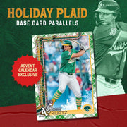 Topps 2025 Holiday Baseball Factory Sealed Advent Calendar Holiday Insert Cards