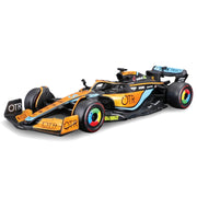 Bburago Formula 1 McLaren Die-Cast Model Car Set, 7 Vehicles, 1/43 Scale, Display Stand Included, Multi-Color, 38169