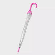ShedRain Bubble Umbrella, Pearl Pink, Manual Solid Design, Plastic Crook Handle, 52