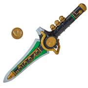 Playmates Toys 68865 Mighty Morphin Power Rangers Re-Ignition Dragon Dagger Role Play Set with Green Ranger Power Coin, Green