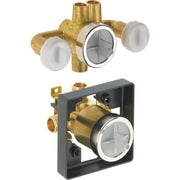 Delta R18000-XO Jetted Shower Rough-In Valve with Extra Outlet 6-Setting