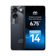 MIRO C67 Smartphone, 6.75 in HD+ 90Hz Display, MediaTek Helio G36 8-Core Processor, 64GB Storage Expandable to 1TB, 13MP AI Dual Camera, 5MP Front Camera, 4900mAh Battery, Black