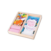 Peppa Pig Magnetic Wood Dress Up Puzzle (25 Piece)